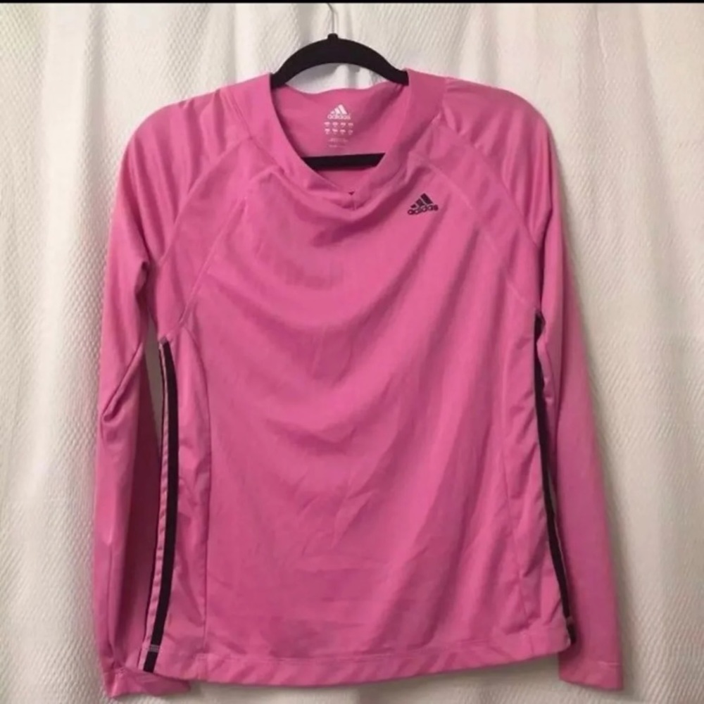 Adidas long sleeve v-neck